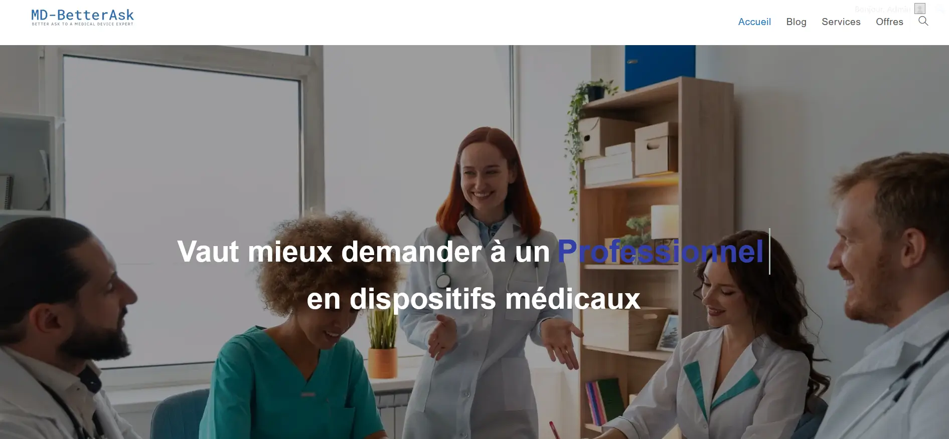 page d'accueil md-betterask.com